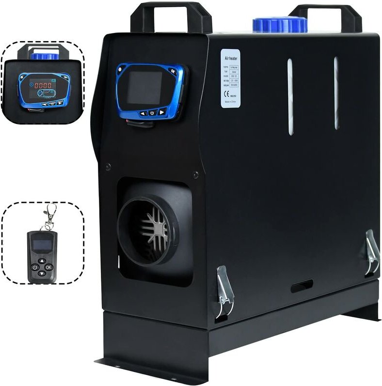 12V Standheizung Diesel, 8KW Diesel Lufterhitzer, Luft Dieselheizung, Luftheizung Air Diesel mit Fernbedienung LCD Monit...