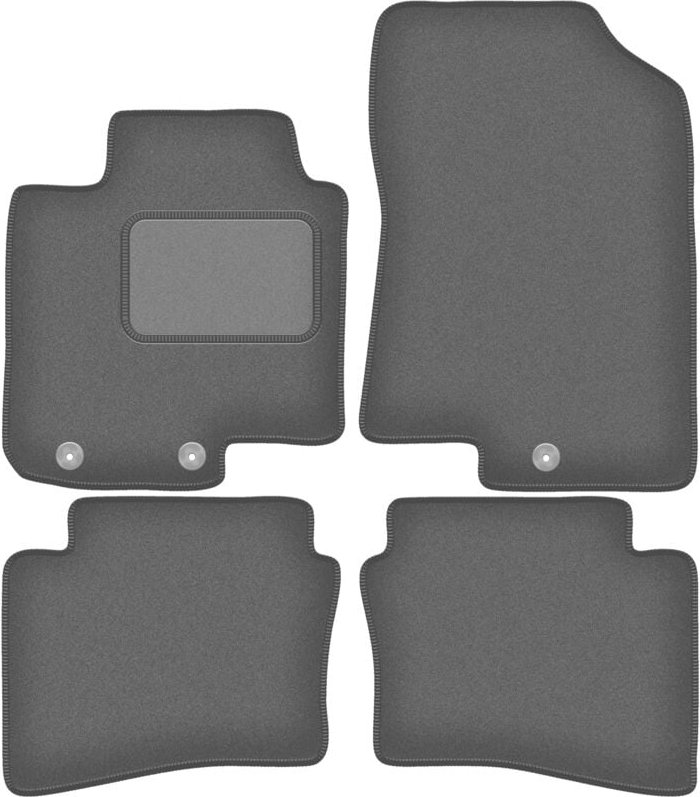 Graphit-Fußmatten für: Hyundai i20 III Fließheck (2020-)