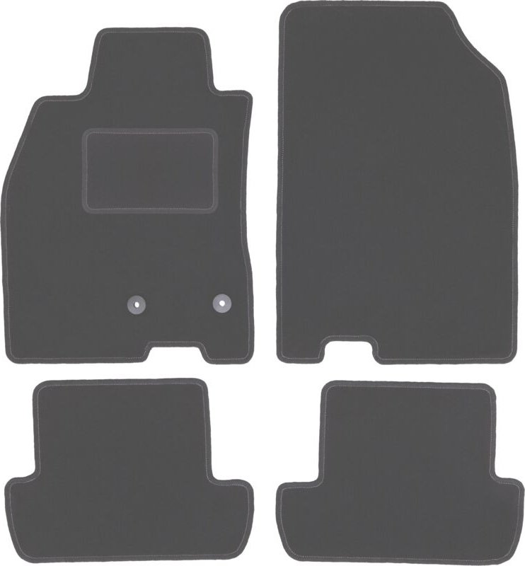 Graphit-Fußmatten für: Renault Megane III Fließheck, Coupé, Grand Tourer, Kombi (2008-2015)