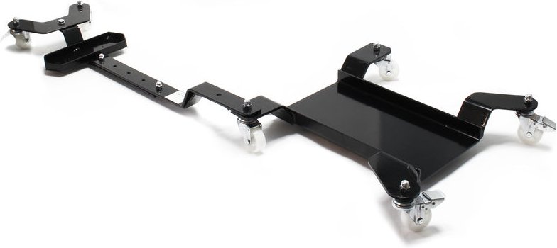 Motorrad Rangierhilfe & Parkhilfe für Seitenständer bis 560kg mit 6 Lenkrollen