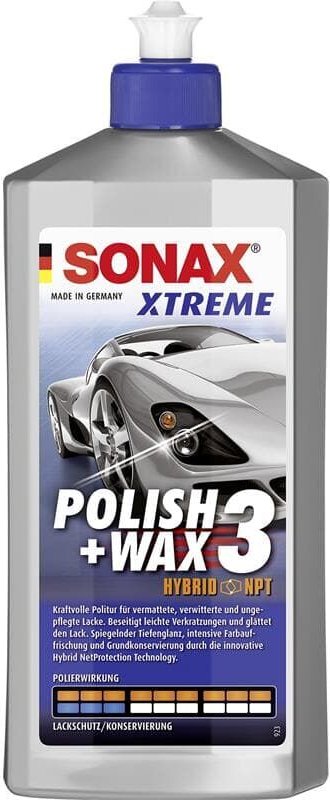 Xtreme Polish & Wax 3 Hybrid npt 500ml Politur Schutz Pflege Auto pkw - Sonax