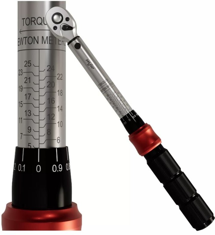 Drehmomentschlüssel 1/4' 72T 5-25 Nm