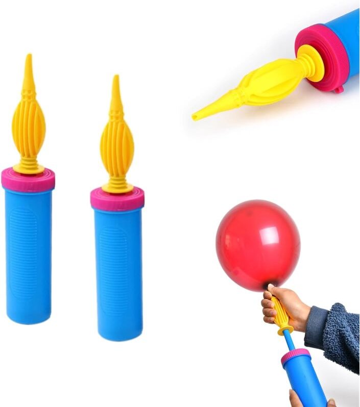 2 Stück Ballonpumpe, manuelle Ballonpumpe, Ballonpumpe für Geburtstagsballons, Hochzeitsfeier-Ballon