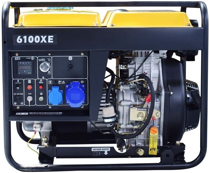 Kompak Diesel Stromaggregat 6100XE 5500W 10 ps 4-Takt Elektrostarter
