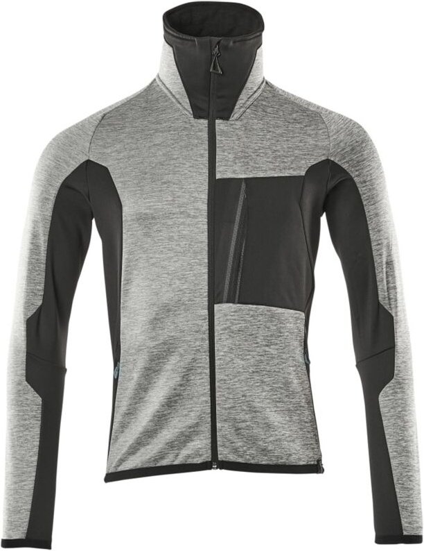 Mascot ADVANCED Fleecejacke Gr. 4XL grau-meliert/schwarz
