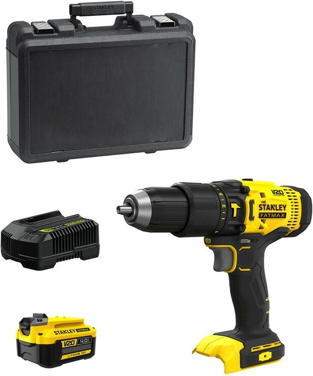 Stanley - Schlagbohrschrauber FatMax SFMCD711M1K (1 x 4,0 Ah + Ladegerät + Koffer)