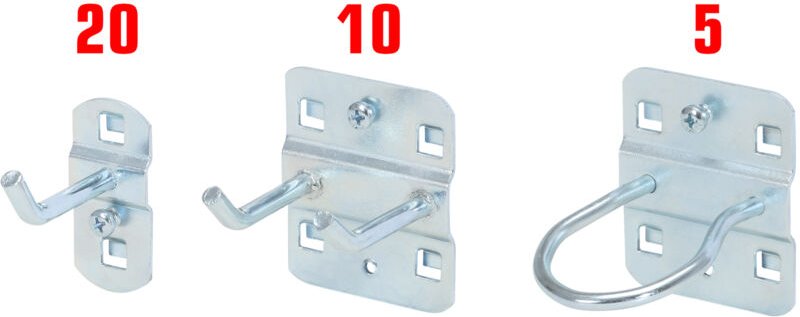 Set mit 35 Haken für Schränke 810.8058 und 810.8058SN