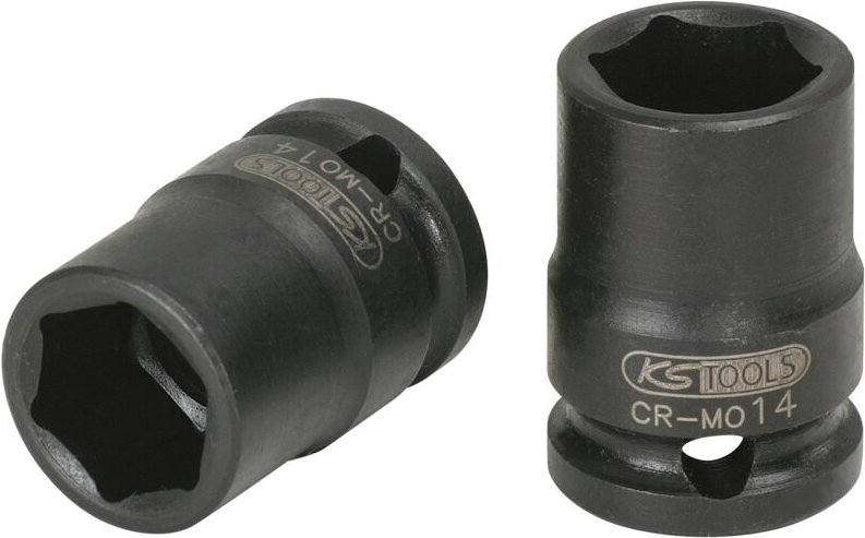 Thumbnail - 1/4" Sechskant-Kraft-Stecknuss, kurz, 13mm