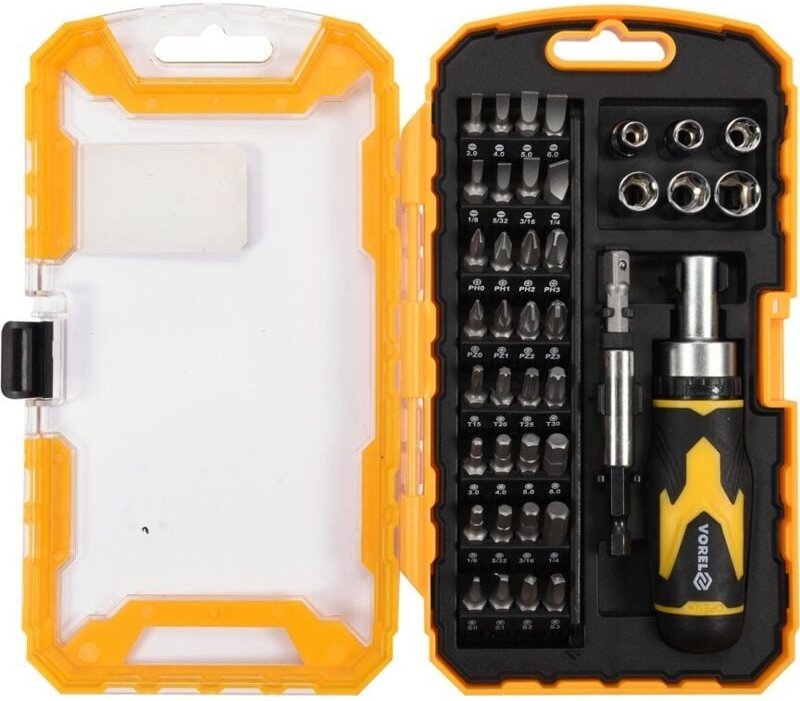 Ratschen-Schraubendreher mit Bits Satz 41Tlg
