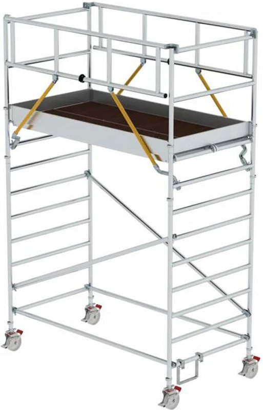 MUNK Rollgerüst SG mit Doppelplattform 1,35x2,45m Plattform 5,07m AH