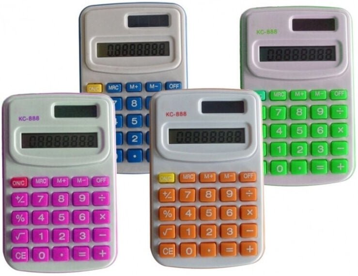 Trade Shop Traesio - Trade Shop - calcolatrice 888 display tascabile compact at 8 cifre amt für accessor -