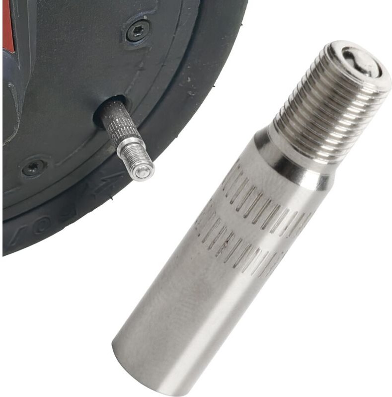 Reifenventilverlängerung, Verlängerungsadapter, Aufblasspitze für Elektroroller, Aluminiumlegierung, verlängert, 39 mm, ...