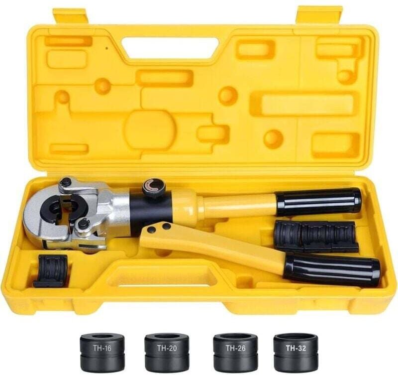 Thumbnail - Hydraulikschlauch-Crimpwerkzeug, Rohrcrimper mit TH-Konturcrimper, Hydraulikschlauch-Crimpwerkzeug, Hydraulikcrimper TH1...