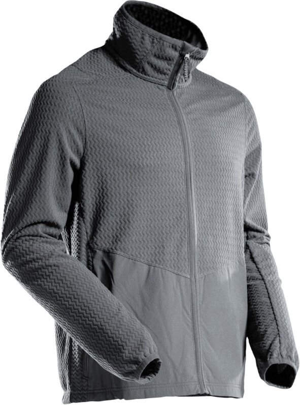 Microfleece Pullover mit Reißverschluss Microfleecejacke Gr. xl, Anthrazitgrau - Mascot