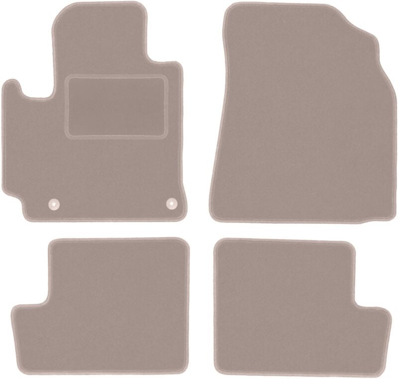 Beige Veloursmatten für: Toyota RAV4 II 2WD 5-Türer (2001-2005)