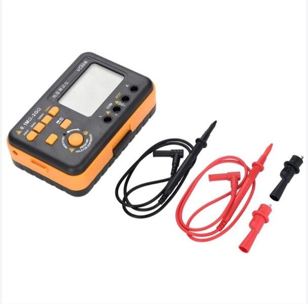 VC60B Megohmmeter, Digitalmultimeter Isolationswiderstand Multitester Megohmmeter mit hintergrundbeleuchtetem lcd 250/50...