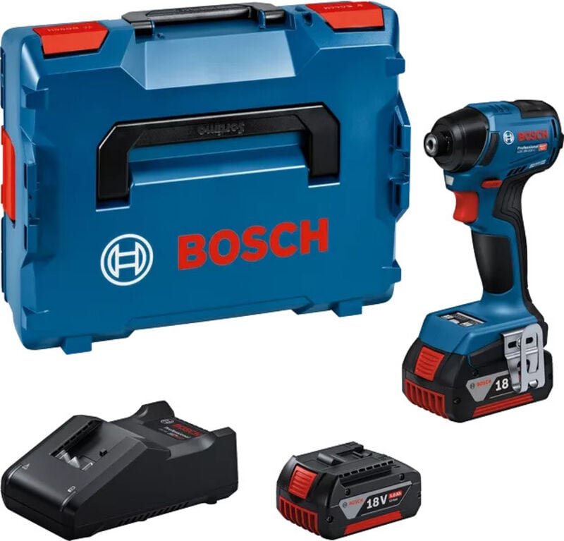 Thumbnail - Schlagschrauber gdr 18V-220 c - bosch - mit 2 Batterien 18V 5.0 ah - Ladegerät - L-Boxx - 06019L6003