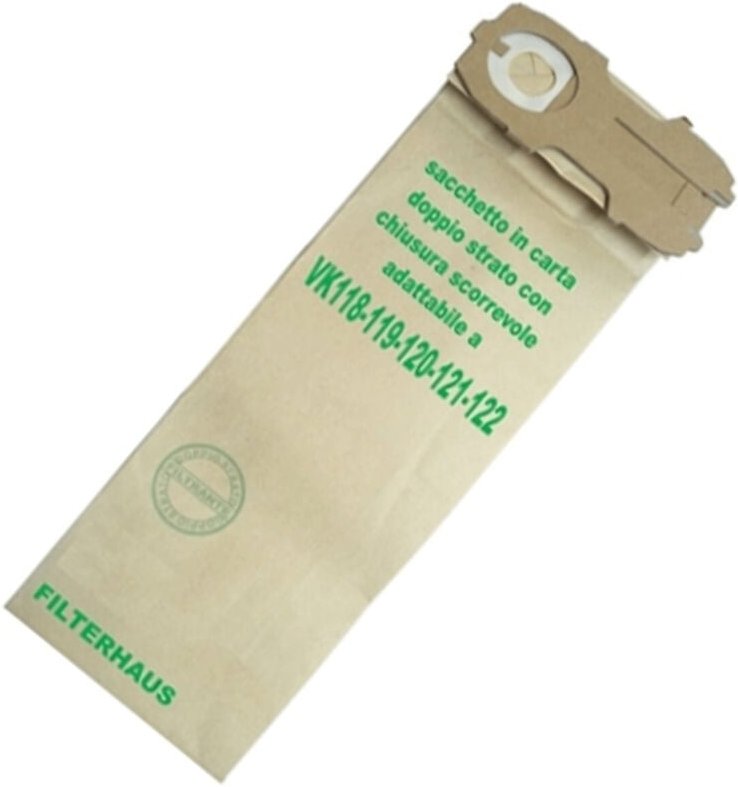 Ersatzteil - sos Accessoire Boite de 8 sacs compatibles pour Aspirateur VK120 Vorwerk Vorwerk