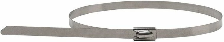 Thumbnail - Ks Tools Edelstahl Kabelbinder mit Kugelverschluss, 4,6x500mm, 100 Stück - 115.1594