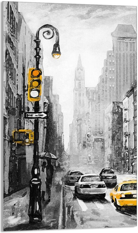 Glasschneidebrett 30x52 City