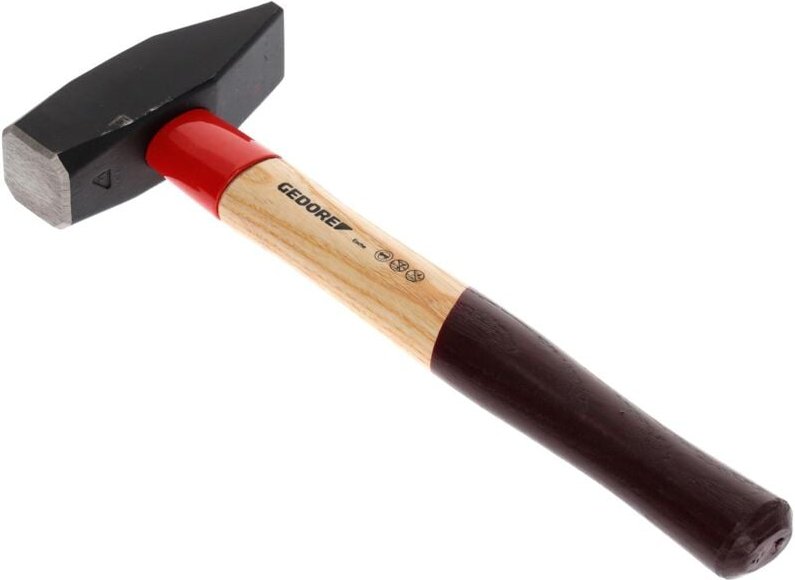 600 E-1500 Schlosserhammer rotband-plus mit Eschenstiel, 1500 g