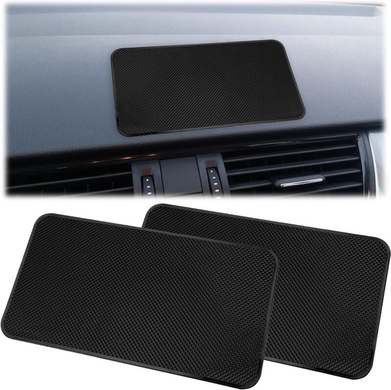 Thumbnail - Stück Auto-Anti-Rutsch-Matte, 27 x 15 cm, Auto-Armaturenbrett-Matte, waschbare, wiederverwendbare Auto-Armaturenbrett-An...