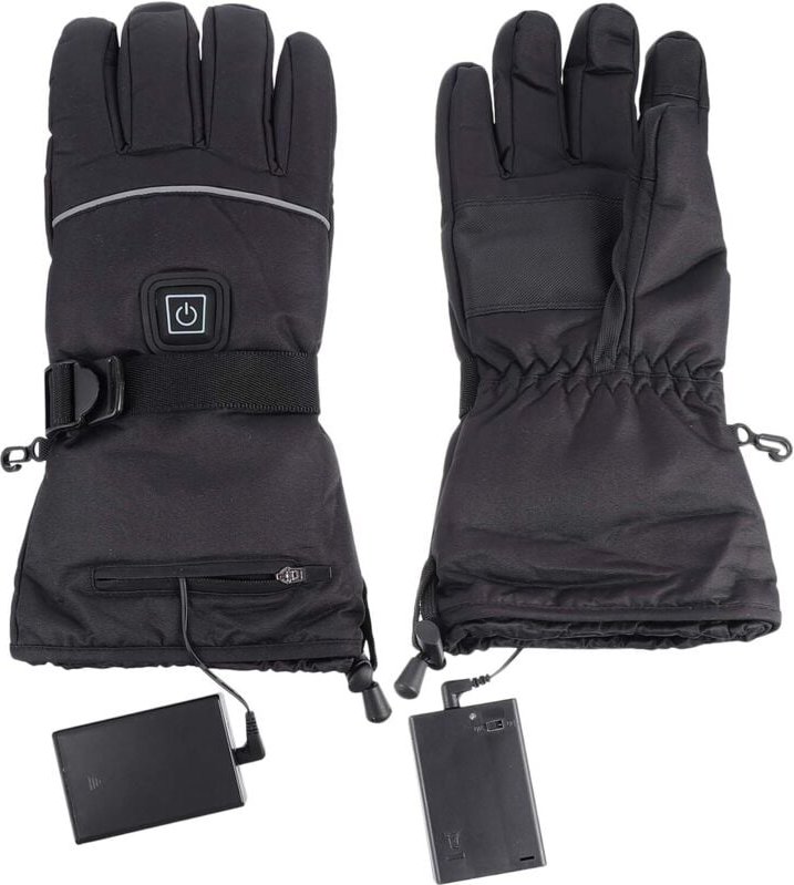Schutzhandschuhe, 3-stufig beheizte Skihandschuhe, 6 Stunden Akkulaufzeit, wasserdicht, zum Klettern, Wandern, Radfahren...