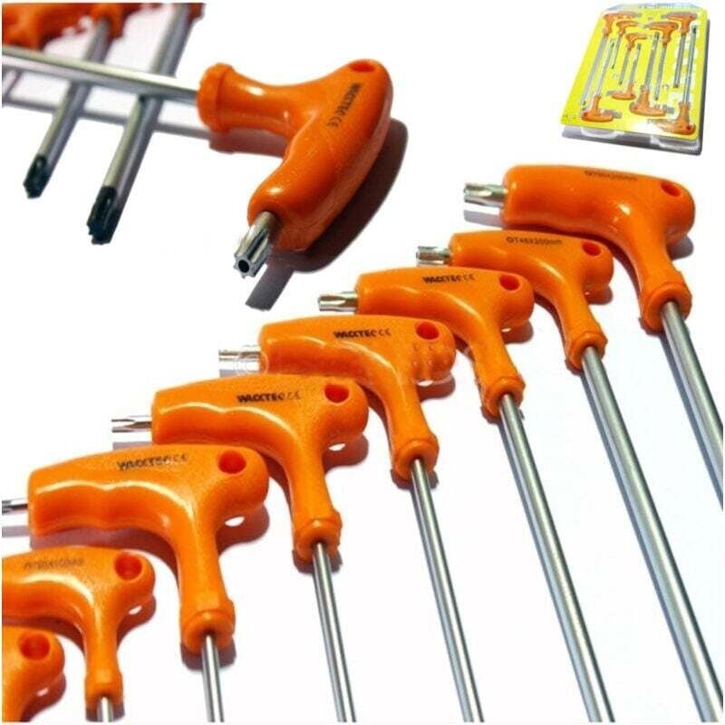 Thumbnail - Set mit 7 professionellen AT-Torx-Schlüsseln mit DIY-AT-Griff - Ymyny