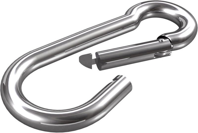 Dörner+helmer - 4915034 Karabinerhaken Edelstahl A2 4 mm x 40 mm 20 St.