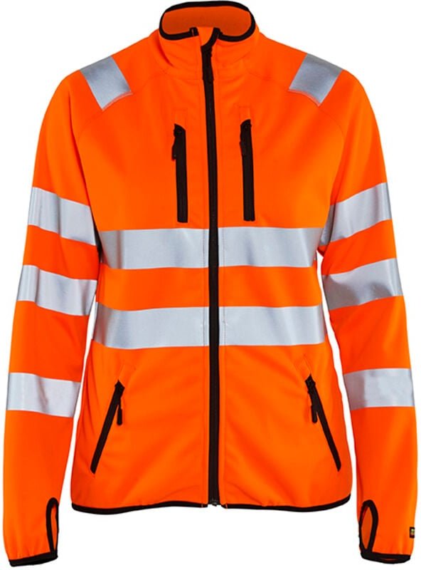 Arbeits-Softshelljacke mit hoher Sichtbarkeit Damen 4926 – Neonorange XXXL