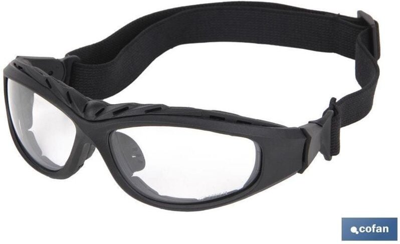 4-in-1 gepolsterte dunkle Schutzbrille