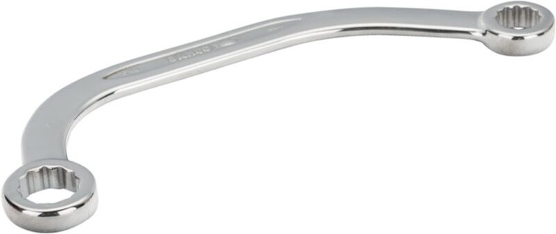 Bahco Halbmondförmiger Flachsteckschlüssel, 11/16 x 13/16, für Starter und Verteiler, 233 mm (Starter-Blockschlüssel)