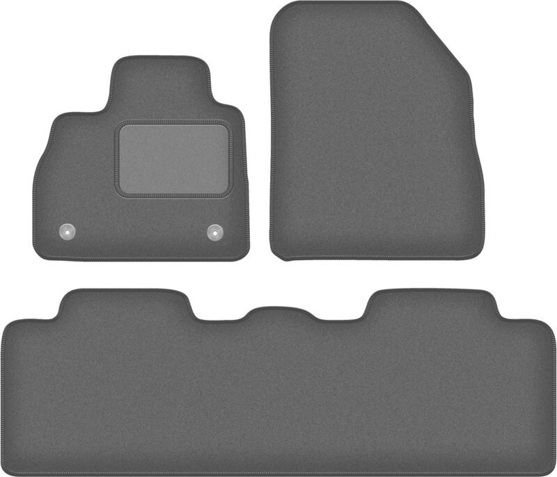 Graphit-Fußmatten für: Renault Espace V Minivan (2015-)