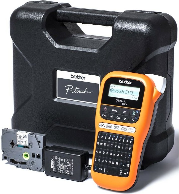 Brother Etikettierdrucker für Kabeln QWERTY 9-12mm EGO4YOU