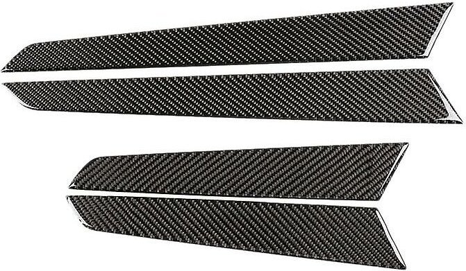 Woosien - Auto-Carbon-Faser-Innentürverkleidungsabdeckung für c W204 08–13