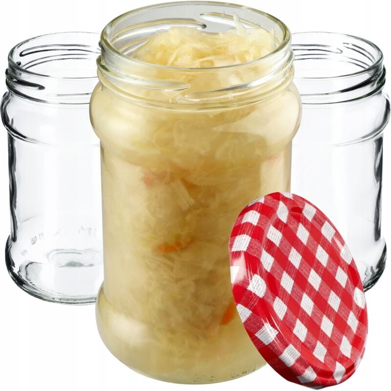 Kadax - kleine Einmachgläser 315 ml, fi66, Gläser für Honig, Marmeladengläser mit Deckel, Luftdichte g