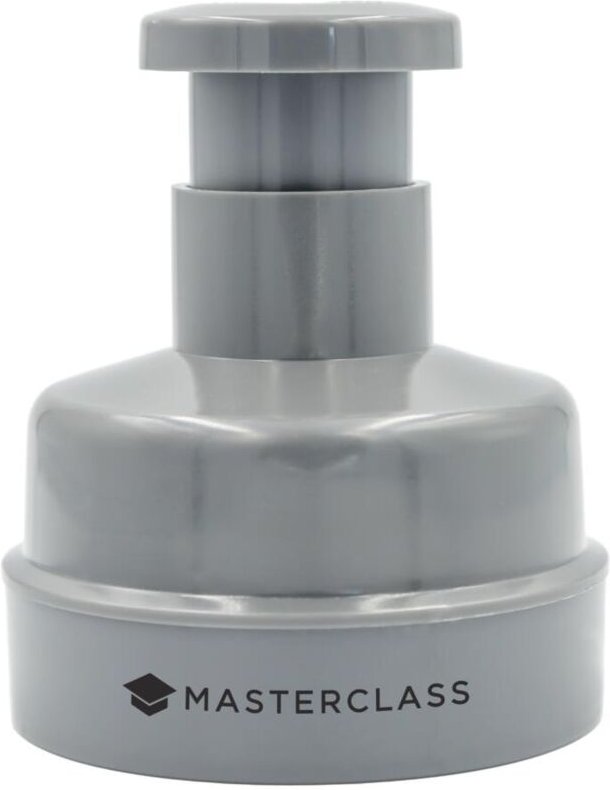 KitchenCraft Idilica Becherhalter de Edelstahl mit Sockel de Holz de Buche, 31,5cm runder Becherhalter de Piefür Arbeits...