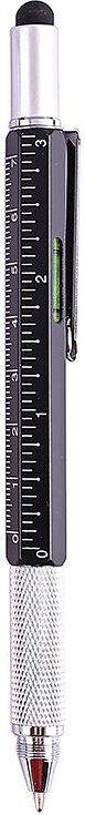 Multifunktionsstift, 6 In 1 Multifunktions Kugelschreiber, Werkzeugstift mit Skala, Schraubendreher, Wasserwaage, Vatert...