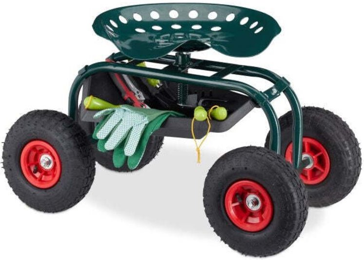 Northix - Mobiler gartensitz mit stauraum 883072