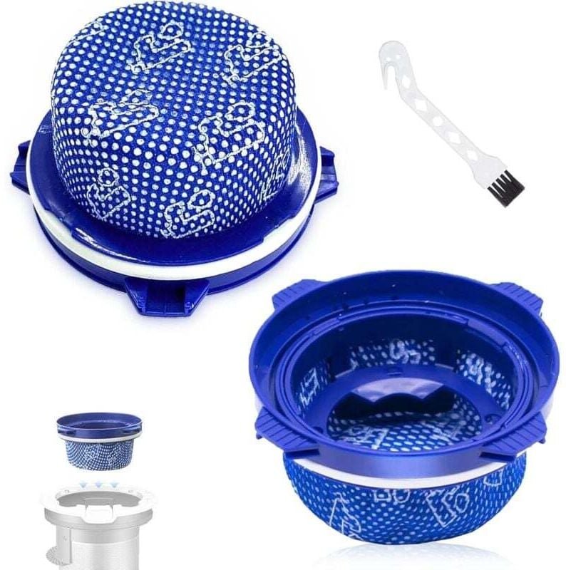 YMYNY Staubsaugerfilter-Zubehör für Samsung Jet 70, Jet 70+, Jet 75, Jet 75+, Jet 90, Jet 60, VS9000RL, waschbare Mikrof...