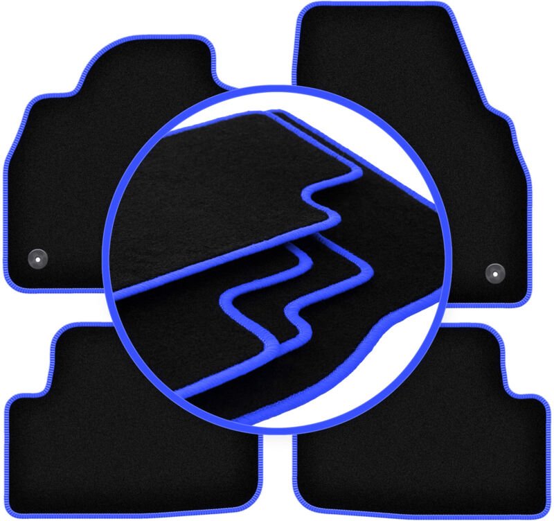CARLUX-BLUE Autofußmatten für: Audi A1 II (GB) Fließheck (2018-)