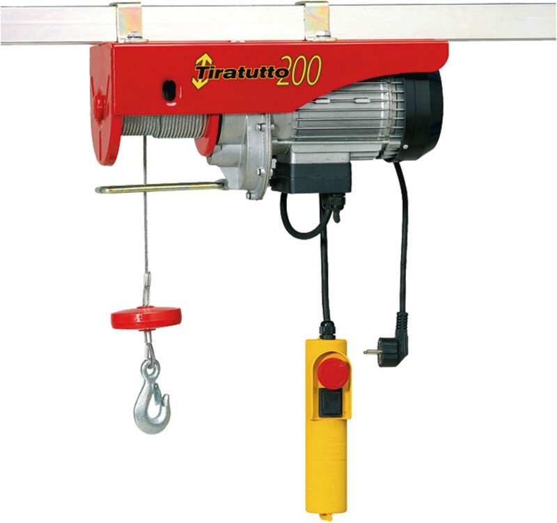 Elektroseilwinde 200 kg für effizientes Heben 600x300x240