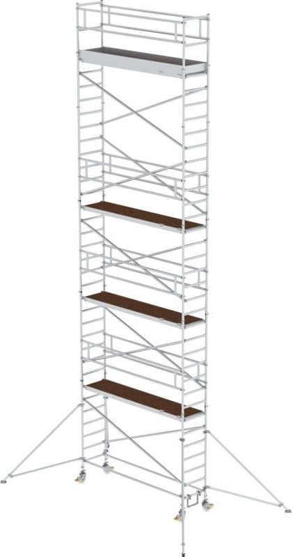 Rollgerüst 0,75 x 3 m mit Ausleger Plattformhöhe 9,35 m - 156946 - Günzburger Steigtechnik