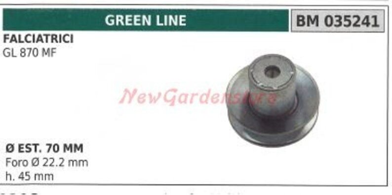 Riemenscheibe für Mähwerk GL 870 MF GREENLINE 035241