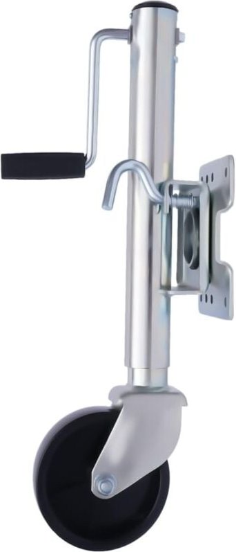 Anhänger Automatik Stützrad,Schwerlast Stützrad Trailer Bugrad,Klappsystem Mit Montageplatte,für pkw Anhänger,Wohnwagen,...