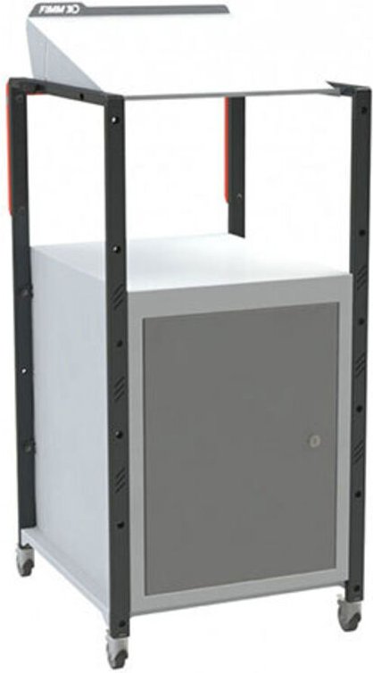 Neigbarer Pult – Ablage mit Tür – Rollen an den Füßen - 820005974