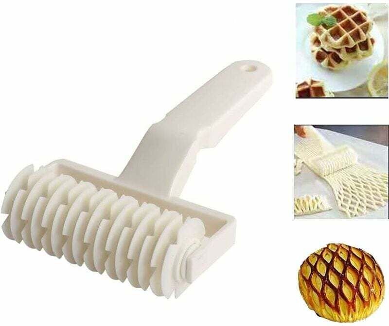 Shining House - Gebäck Roulette Nudelholz Gitter Pizza Gitter Roller Kreative Brot Teig Roulette Gebäck Keks Kuchen Küch...