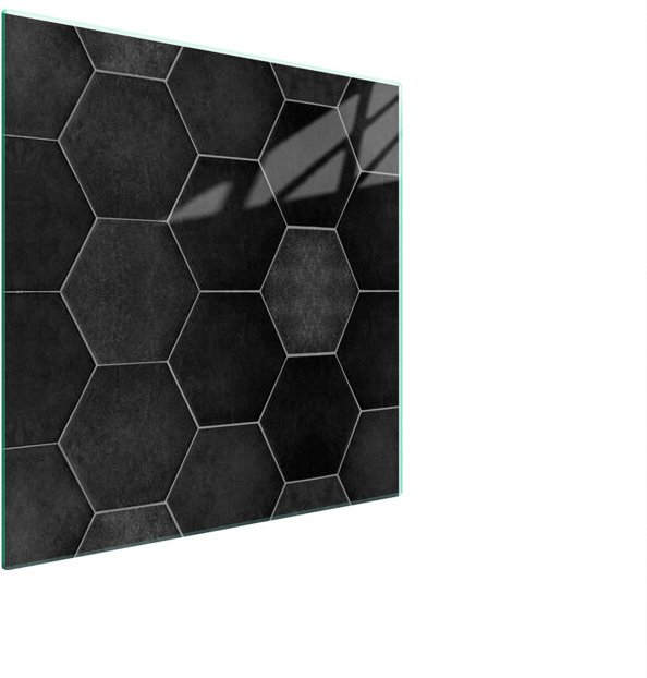 GLASSCHUTZPLATTE FÜR HERD 50x52 FLIESEN