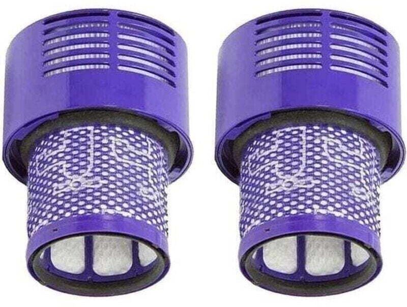 Ulisem 2er-Pack waschbare Ersatzfilter für Dyson V10-Staubsauger. Dyson-Ersatzfilter für die V10-Sv12-Serie