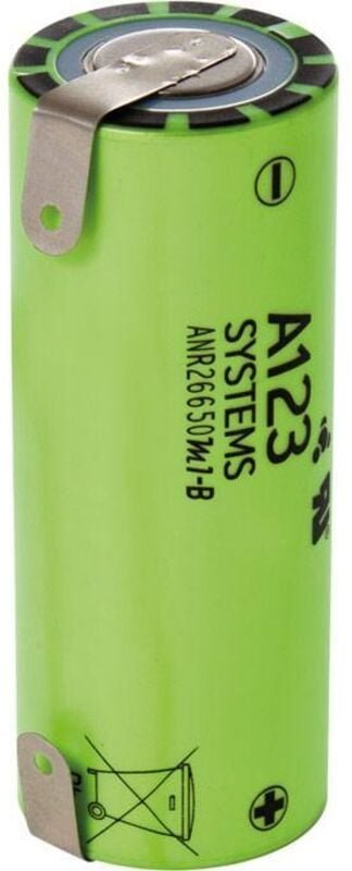 Lithium-Batterie ANR26650M1 3,3Vdc 2500mA mit Lötanschlüssen